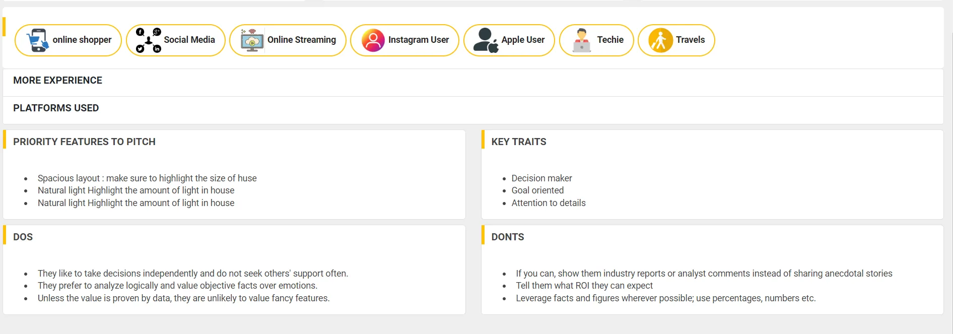 AI Persona segmentation workspace